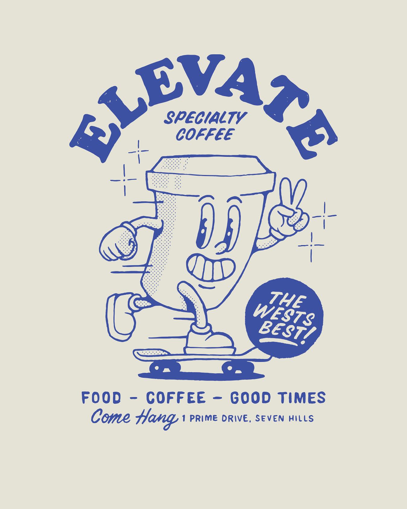 Elevate Specialty Coffee poster artwork