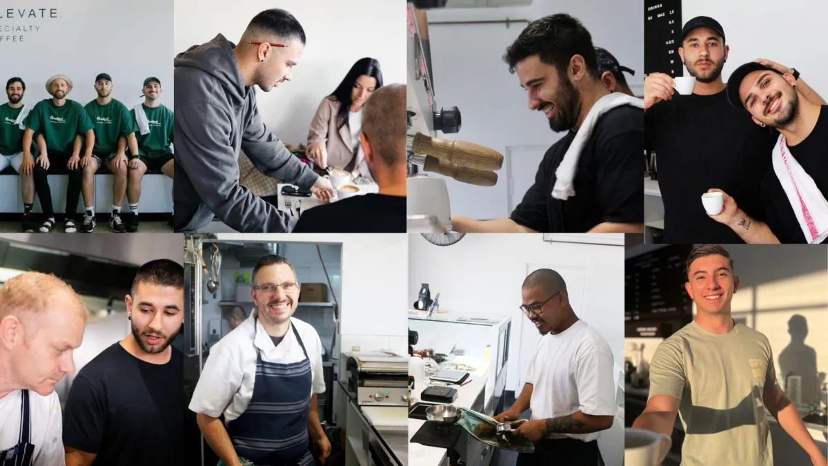 Elevate Specialty Coffee team collage